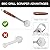 TKGKHK 1 PCS Stainless Steel BBQ Grill Scraper,Wooden Handle Metal Barbecue Grill Grate Cleaner,Adjustable Brush Head,Grill Cleaner Tool Grill Scraper with Bottle Opener Works with Most Grill Grates