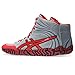 ASICS Men's Aggressor 5 Wrestling Shoes, 6.5, Sheet Rock/Classic RED