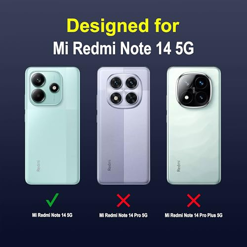 Image of Zapcase Back Case Cover for Mi Redmi Note 14 5G | Compatible for Mi Redmi Note 14 5G Back Cover | Liquid Silicon Magic Case with Camera Protection | Sapphire