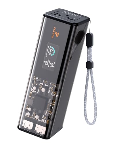 ZOUPW 140W Portable Power Bank with 100W Pure Sine Wave...