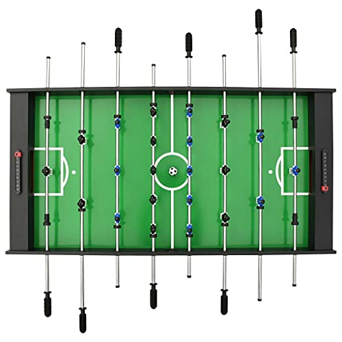 vidaXL Kickertisch Klappbar Tischkicker Kicker Profi Fussballtisch Fußballtisch Tischfußball Spieltisch Getränkehalter 121x61x80cm Schwarz – Bild 6