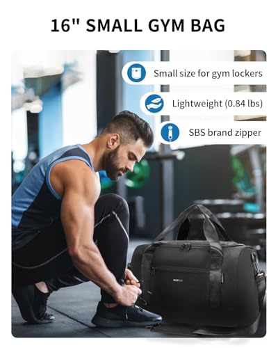 Ecohub 6303811011 16'' Personal Item Bag Mini Duffel Bag With Shoulder Strap Small Travel Bag Underseat Carry thumb #6