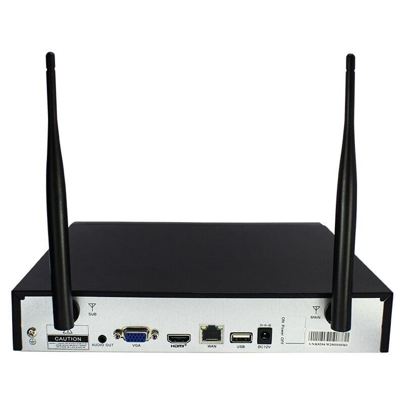 KIT VIDEOSORVEGLIANZA PER ESTERNO WIRELESS CON 8 TELECAMERE, KIT VIDEO SORVEGLIANZA DVR NVR 8 CANALI 8 TELECAMERE WIRELESS - DISCORAMA®