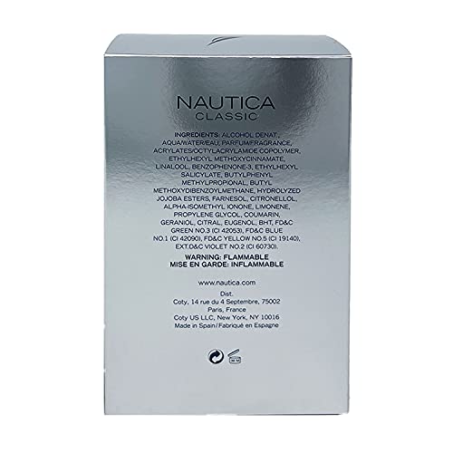 Nautica Classic By Nautica For Men Eau De Toilette Spray 3.4 Oz #TOP1