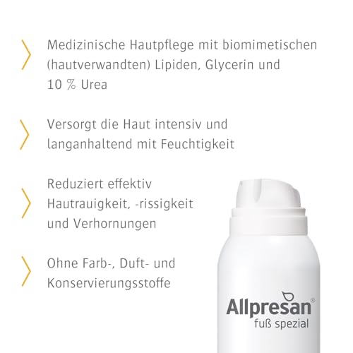 Allpresan Fuß spezial Nr. 3 Schaum-Creme - Fußcreme für sehr trockene Haut - Zur täglichen Fußpflege sehr trockener Füße 200 ml (2)