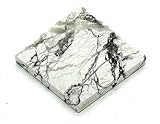 Harmonize Your Space: Howlite Pyramid (Approx. 2 Inch) - Gemini & Virgo Birthstone, Crown Chakra