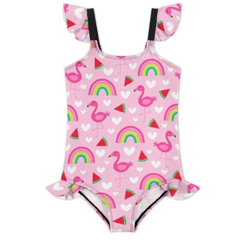 Image of Girls One Piece Swimsuit Swimwear Bathing Suits 3-12 Years