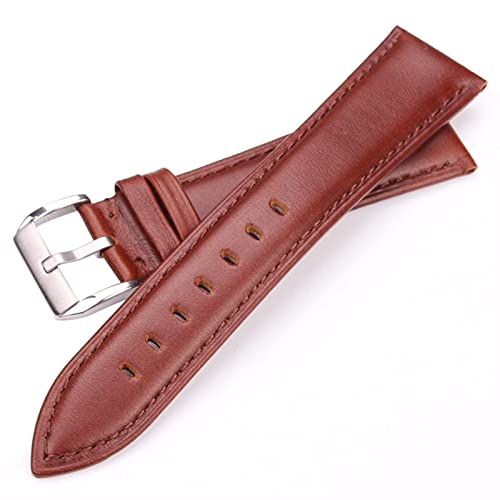 Correa de reloj de cuero cómoda para sustitución de correas desgastadas 3