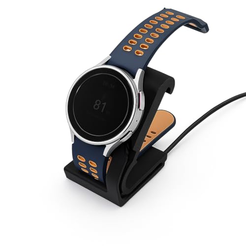 Suporte de Carregador Para Galaxy Watch 5, 5 Pro, 6, 7, 8, Ultra, Preto - (Não acompanha carregador)