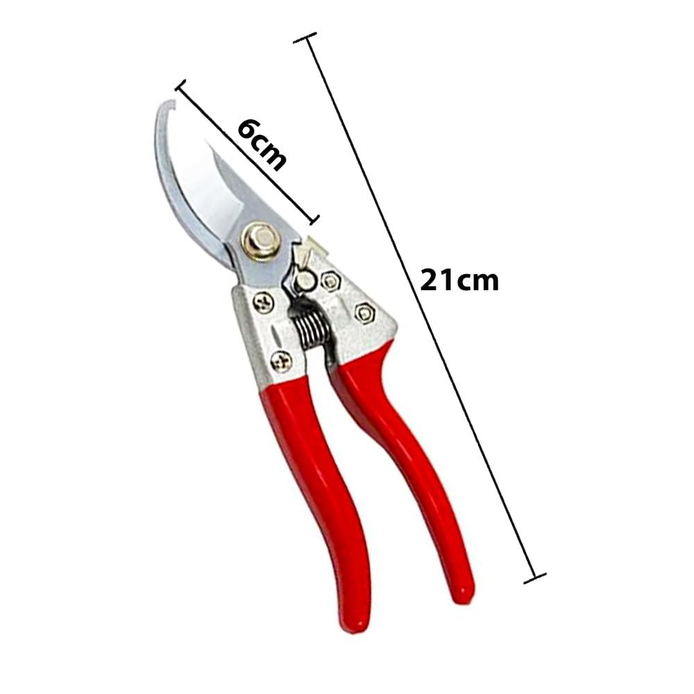 Forbici da Giardino Professionali, Cesoie da Potatura Giardinaggio 18cm