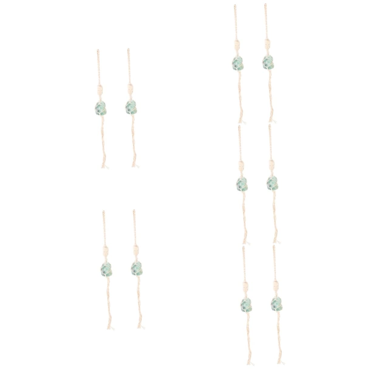 Hemobllo 5 Ensembles Pendentif pour Décoration De Mur Accessoire De Rétroviseur Élégant Fluorite pour Décoration Intérieure 2 Pièces * 5