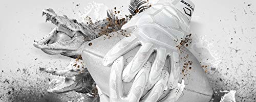 Cutters Rev Pro 4.0 Receiver Glvs Solid White A/L #TOP1