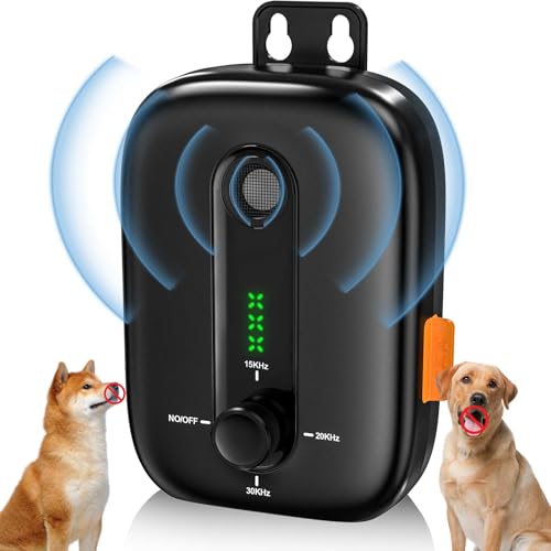 YEOWWW! Anti Barking Device for Dogs, Rechargeable Ultrasonic Dog...