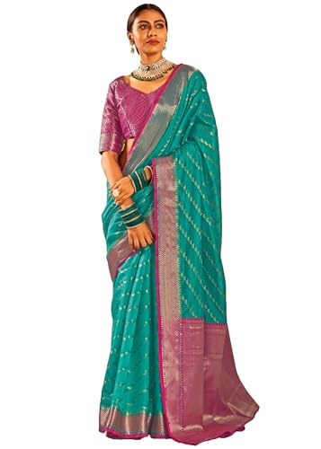 Sari en soie Banarasi parfait pour un mariage traditionnel indien