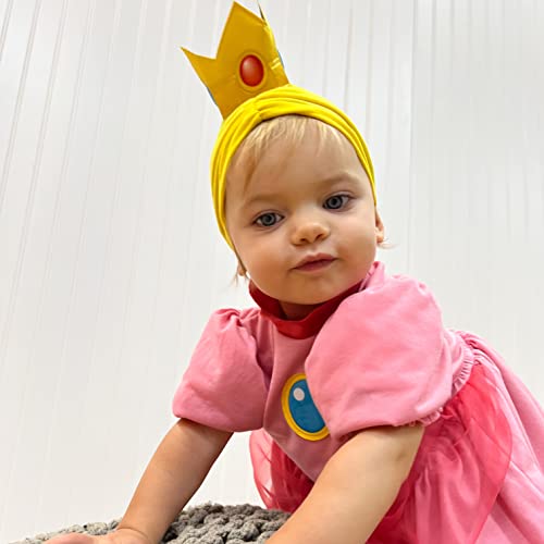 Disfraz Infantil Princesa Peach Super Mario Bros miniatura 3