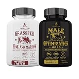 Ancestral Supplements Mofo & Bone and Marrow Bundle for Men – Supports Strength, Energy, Joint & Hormone Health – Grass Fed Beef Organ Blend with Collagen, Growth Factors & Whole Bone Extract