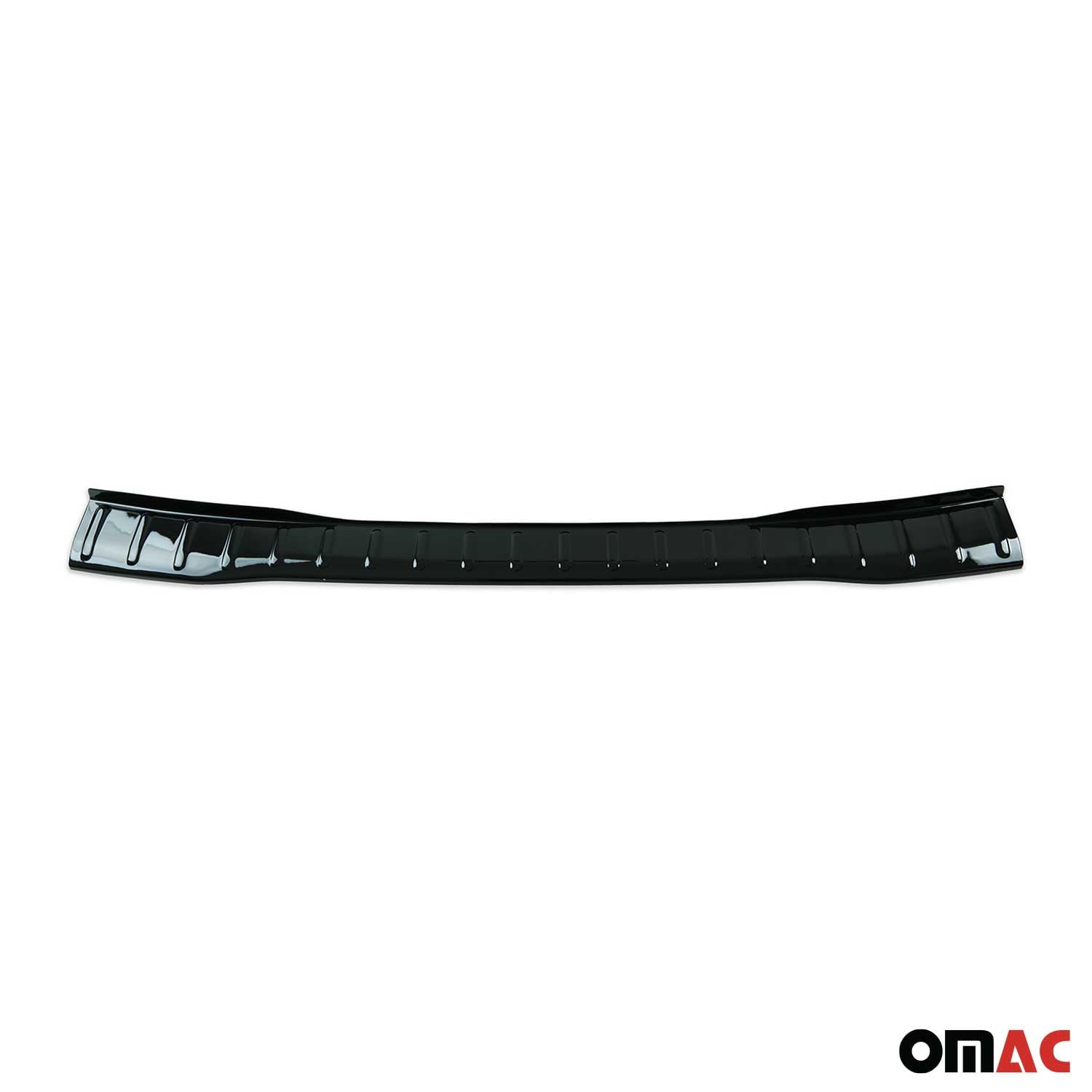 OMAC Protection de Pare-Chocs Arrière pour VW Multivan T7 2022-2026 – Acrylique Noir Brillant – Seuil de Coffre sur Mesure – Protection Seuil de Chargement