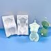 2-Piece Body Candle Molds - Female for Making Fun Silicone Candles -DIY Mold 1.73Inx1.73Inx3.14In Resin Making, Small