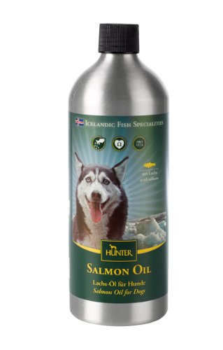 2 x Hunter Salmon Oil/ Lachs-Öl für Hunde je 500ml/ 100% natürlich/ mit Omega 3 Fettsäuren