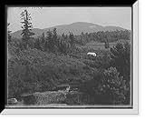 Historic Framed Print, [Saranac Lake, Scarface Mountain from Ray Brook, Adirondacks, N.Y.], 17-7/8' x 21-7/8'