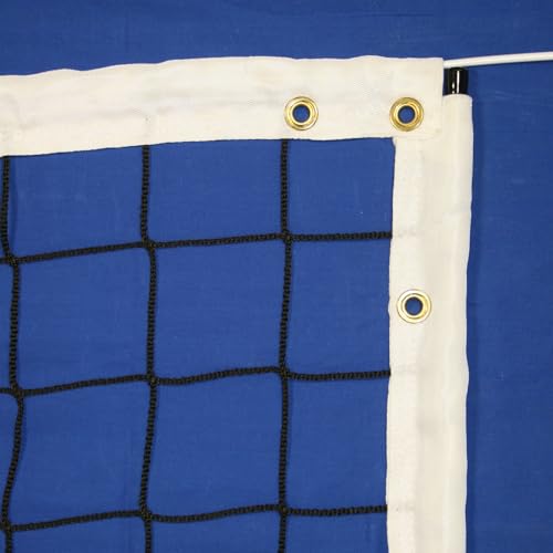 Generic Douglas Power VolleyBall Net (39” x 32') with Cable Top and Bottom, Black Netting