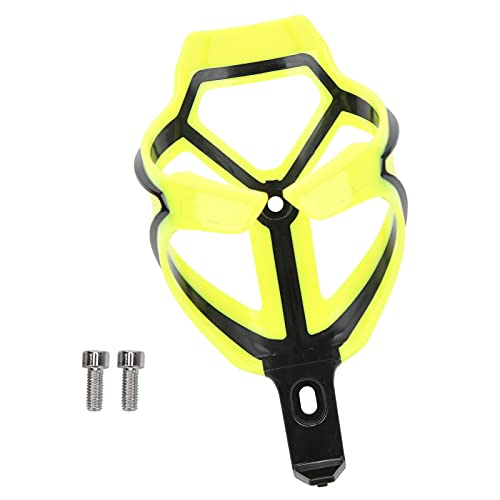 Enlee - Botella de agua para bicicleta (fibra de vidrio, ultraligera, 15 x 7,8 cm, 80 g), color amarillo fluorescente