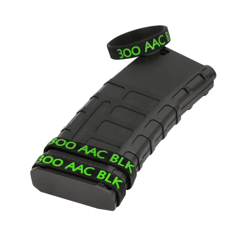 Ideagle 300 Blackout Magazine Marking Bands, 10 Pack 300 AAC BLK 7.62 X 35 mm