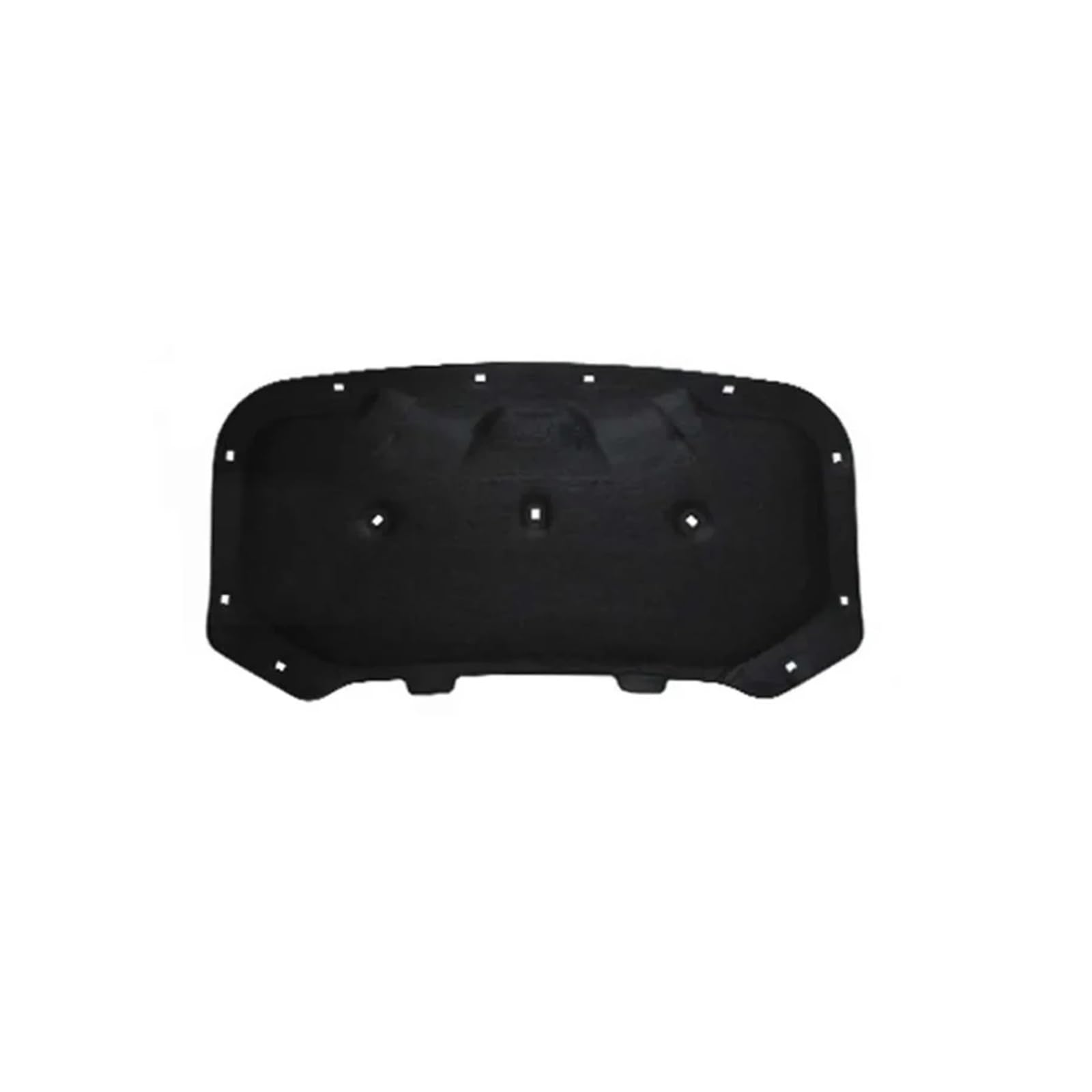 Wuqqxxqcm Type A Car Engine Hood Pad Compatible For Vw Taos Tharu 2018~2025 Black Silver Front Engine Sound Insulation Carpet Rug Car Accessories(Type A)