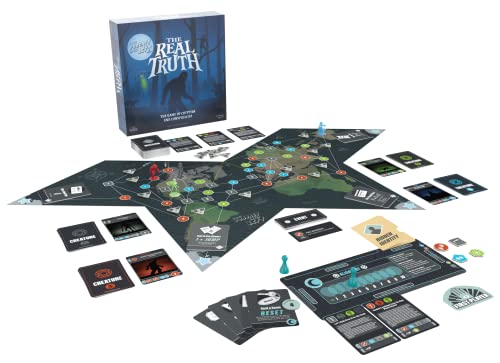 Goliath The Last Podcast On The Left Presents: The Real Truth - Strategy Game Of World Conspiracy Theories And Mysteries With Over 300 Components - Ages 14 And Up, 2-5 Players #TOP1