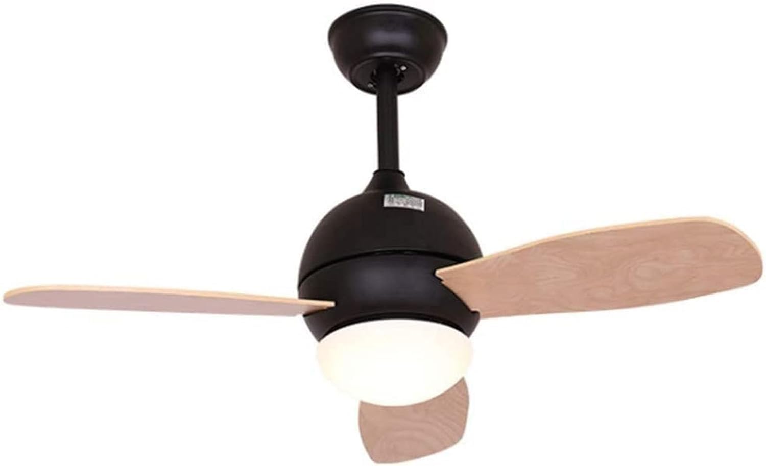 HXYSXHJUO Ceiling Fan Light Simple Led Lamp with Remote 36 Inch Pendant Bedroom Dining Home Decoration(Color:Black)