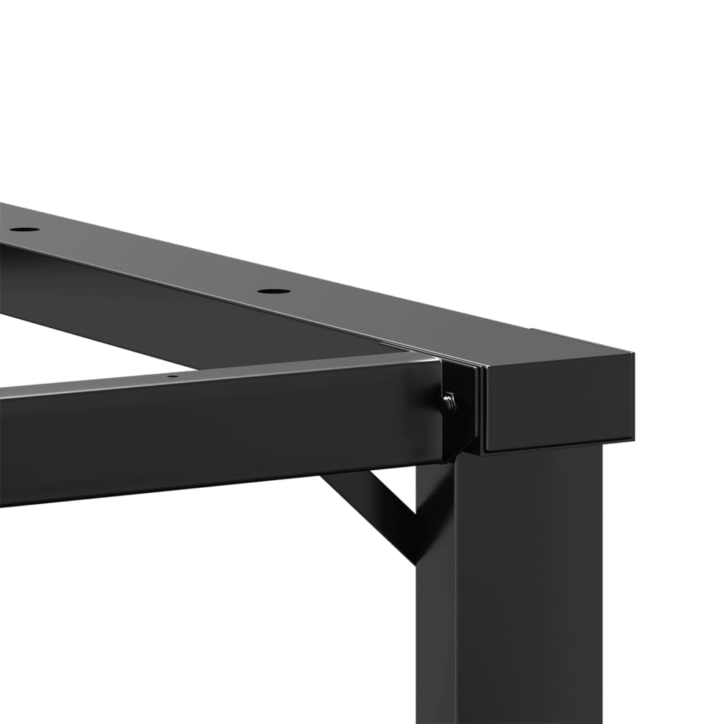 vidaXL Pieds de Table Basse Cadre en O 60x50x38 cm Acier