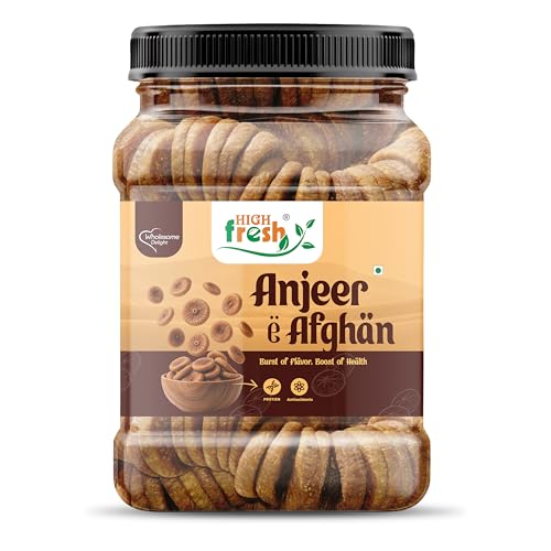 Image of HighFresh Premium Afghani Anjeer 1KG | Soft, Juicy and Naturally Dried Figs Dry Fruits | No Added Sugar | Rich Source Of Fiber | Low in Fat | Healthy Snack