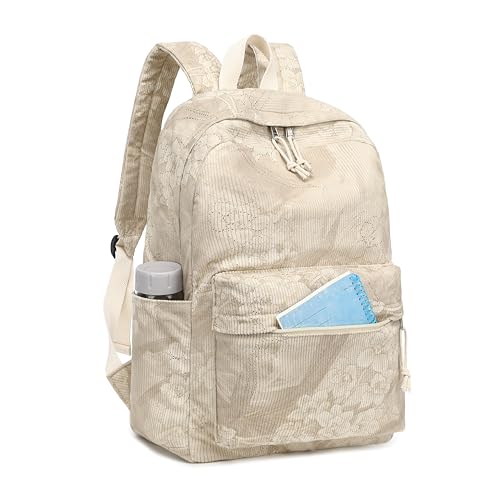 BTOOP Mochilas escolares para meninas adolescentes, mochila leve de lona, conjunto de mochila escola