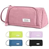 【Grande Capacité】Notre trousse trousse à crayons grande capacité offre une grande capacité de 22,5 x 11 x 6,5 cm, offrant un espace de rangement généreux pour stylos, crayons et surligneurs. Rangez vos fournitures de bureau comme vous le souhaitez.