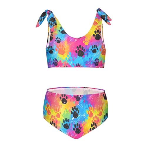 Image of Toddler 2 Pieces Bikini Set Cute Frog Mushroom Swimsuits for Girls Size 3T 20246923