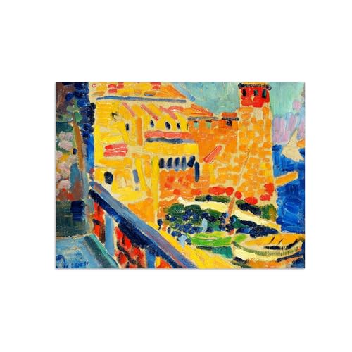 Tableau reproduction celebre d'art Andre Derain 80x105cm sans cadre