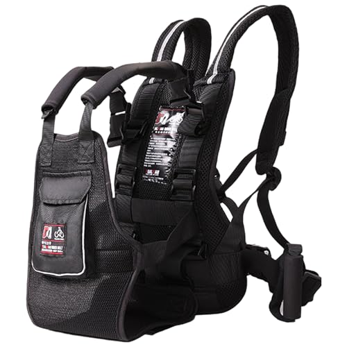 Arnés de motocicleta para niños chaleco negro de seguridad de 66x12cm para viaje en moto 1