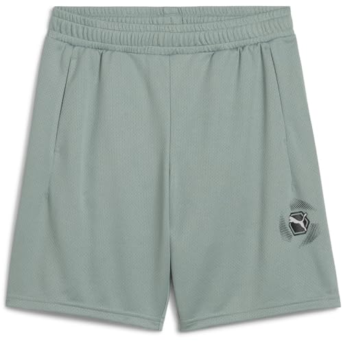 PUMA Jungen Active Sports Graphic Poly B Gestrickte, Green Moon, 152 EU
