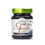 Apicoltura Casentinese, Solofrutta Bio Mirtilli, Composta 100% Frutta Biologica, Vasetto da 295 g