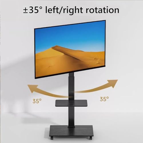 Soporte móvil para TV de 32-70 pulgadas con rotación 360° miniatura 5