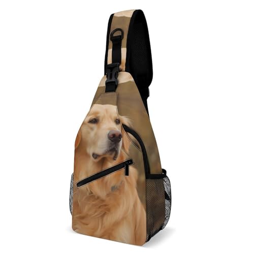 Mochila tipo sling bag blanca para senderismo y uso casual