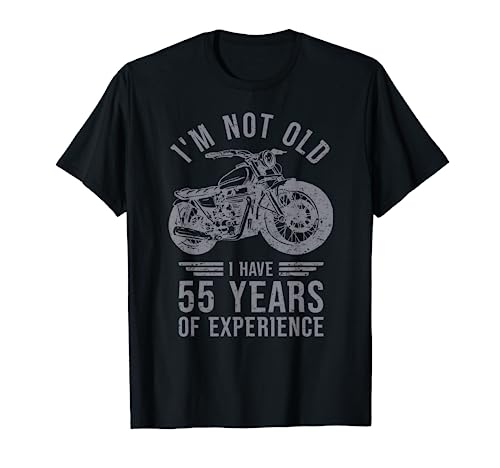 Motorradfahrer 55. Geburtstag Biker Chopper Motorrad T-Shirt Motorradfahrer 55. Geburtstag Biker Chopper Motorrad T-Shirt
