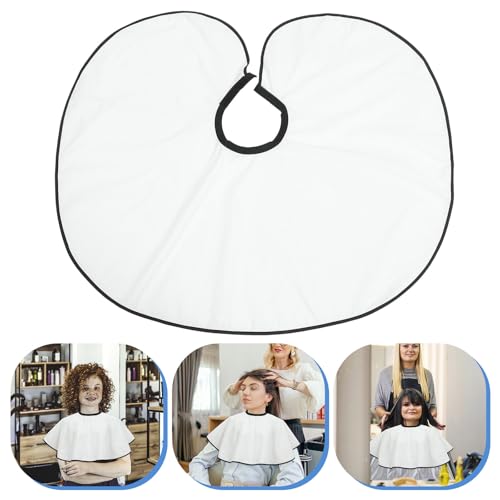 Capa profesional impermeable para peluquería blanca miniatura 7
