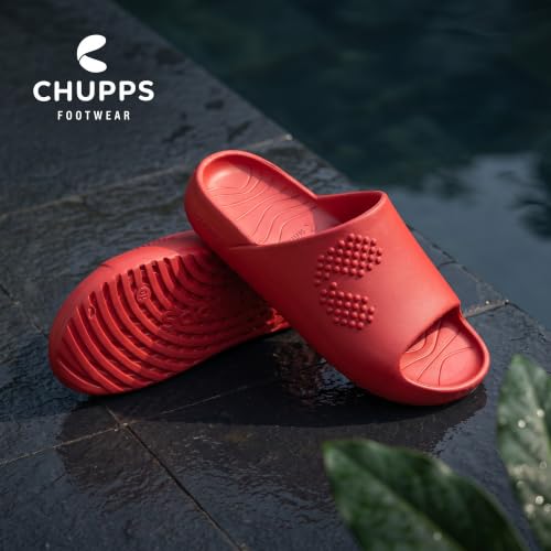 Image of CHUPPS Chupster Men's Orthopedic Slippers | Soft Cushioned Footbed | Lightweight Flip Flops | Anti-Skid Sole | Comfortable Daily Wear Chappals