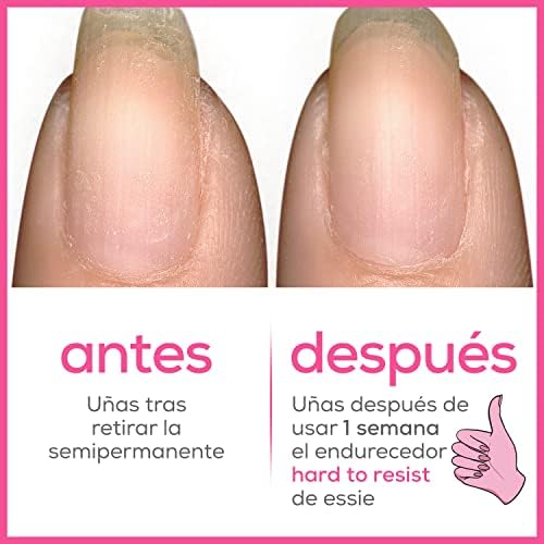 essie Nail Care Hard To Resist Nail Strengthener: Pink Tint, Glow & Shine 13.5ml - Image 5