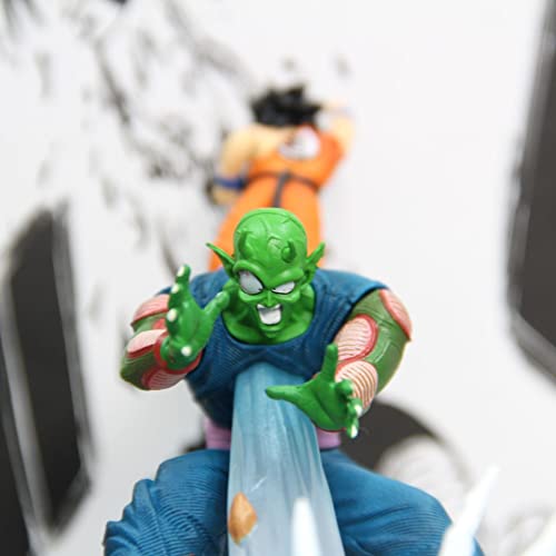 Groco Son Goku Piccolo Fight – Action Figure With Led Light, Size (8 Inch /20Cm) | “Db” Anime Super Hero | Songoku Anime Legend Lamp #TOP4
