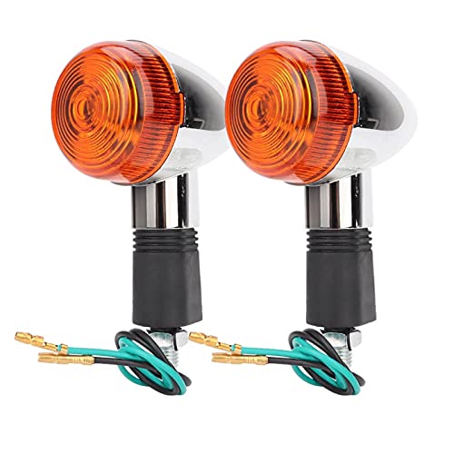 Yctze Indicatori di Direzione Universali per Moto e SUV - Accessori Modifica ABS Omologati - Kit Frecce Vintage