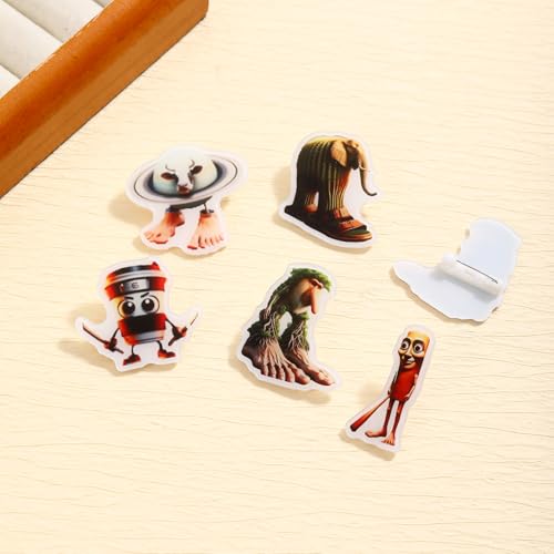 Pins For Backpacks Banana Meme Cat Italian Brainrot Pin Bag Y2K Aesthetic Cute Funny Cartoon Lapel Brooch Pins Cat Clip Badges for Backpacks Accessories 4pcs 4pcs2