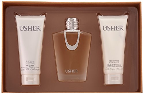Usher For Women, Eau De Parfum Spray, 3.4Oz+ 3.4Oz Bl +3.4Oz Sg Set #TOP5