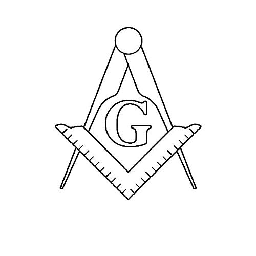 Ion Graphics Magnet Freemasonry Emblem Magnetic Vinyl Die Cut Decal Freemason Masonic 5" Car Magnet Bumper Sticker #TOP16